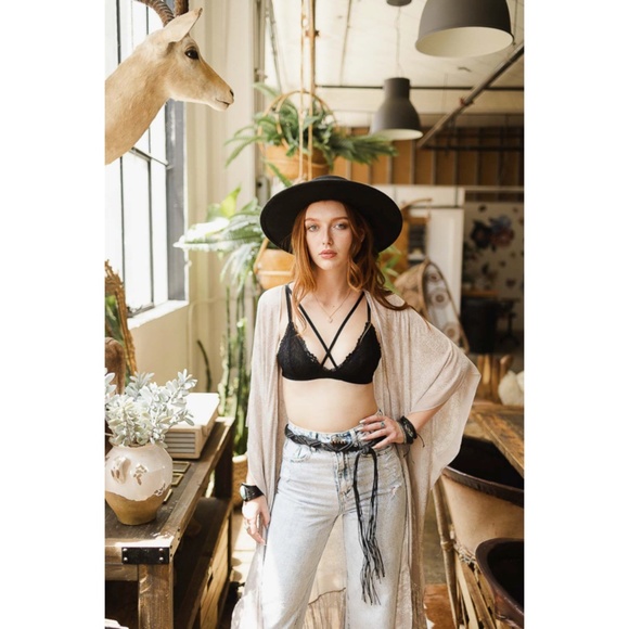 Gray Paisley Tapestry Free Flow Kimono Open Duster Coverup Wrap Top - Picture 2 of 4